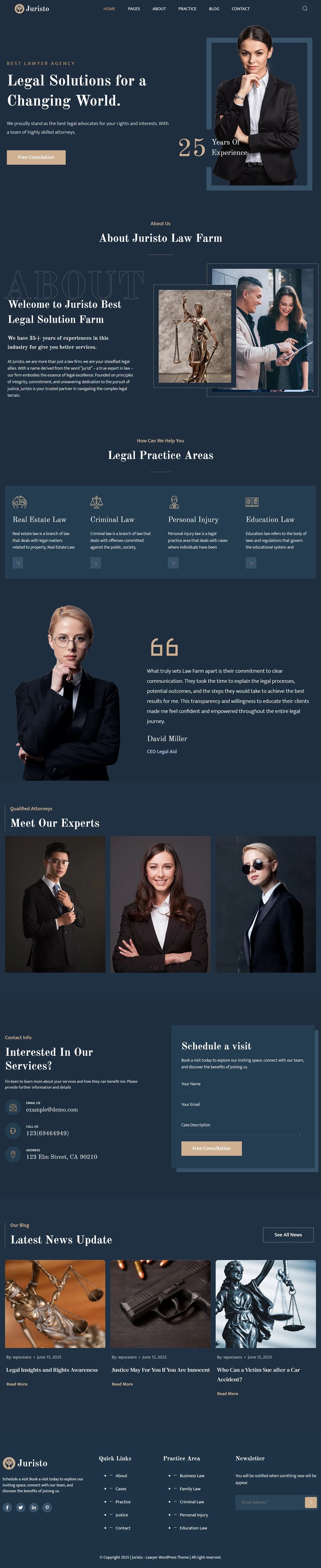 Juristo law agency scrollshot thumbnail